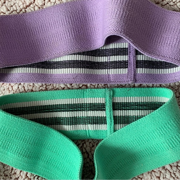 Fabric elastic booty bands resistance bands, heavy & medium resistance - Picture 2 of 5